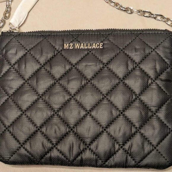 MZ Wallace Cross Body XS Black Nylon Utility Purse New w Tags. - Picture 3 of 13